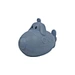 submarine-shaped natural rubber bath toy